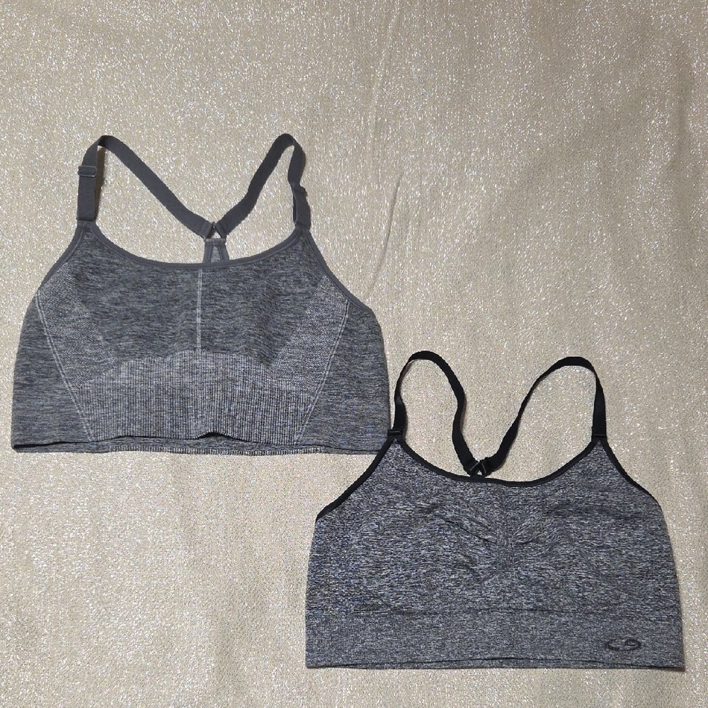 Gray Women's Sports Bra Bundle